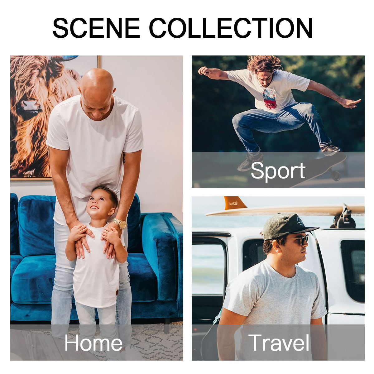 تي شيرت رجالي مطبوع لمحبي قيادة السيارات (قماش سادة) - الصورة 6