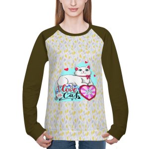 سويت شيرت نسائي بأكمام طويلة