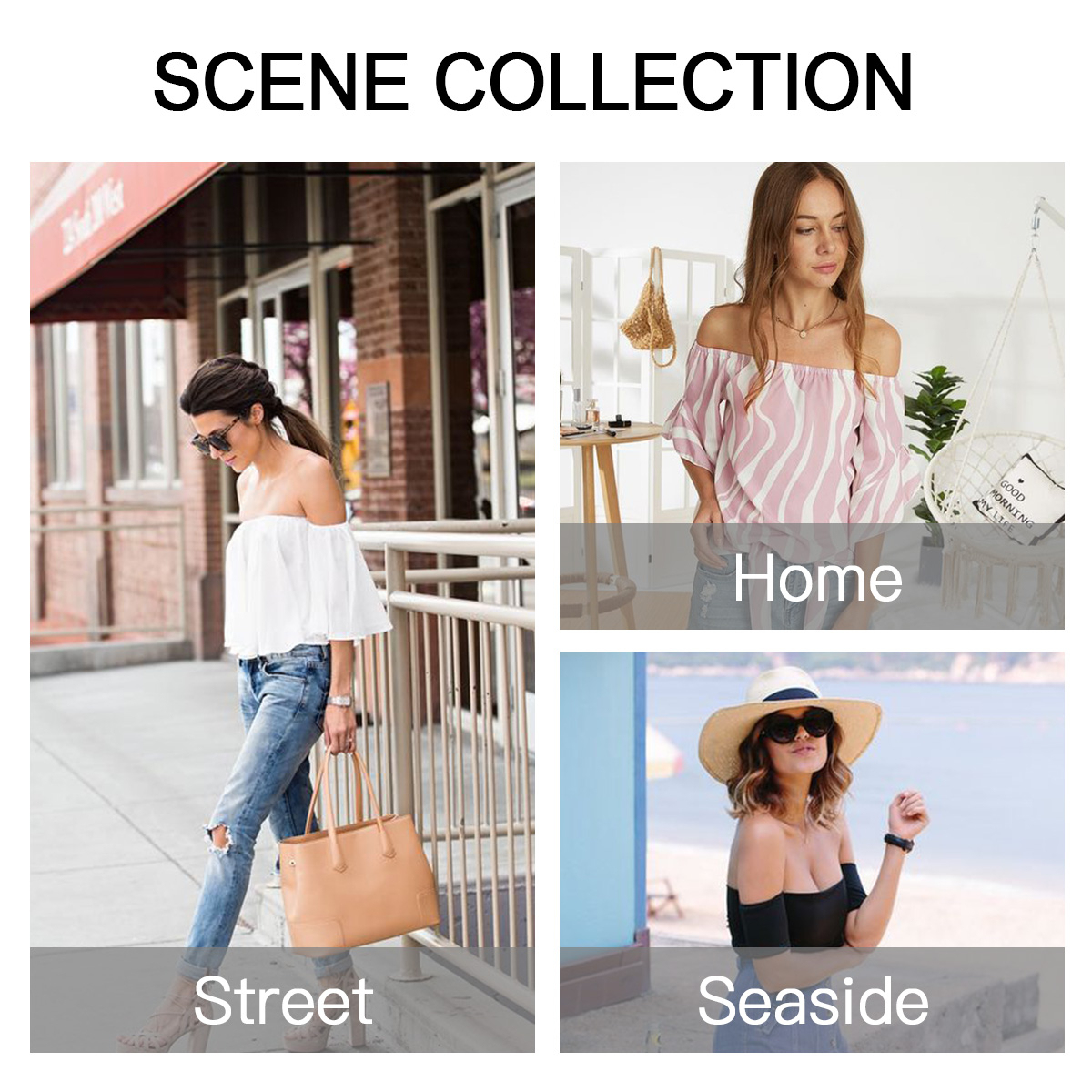 تي شيرت نسائي أكمام قصيرة وربطة بنقشة ألوان - الصورة 5