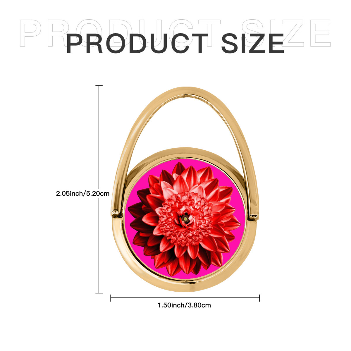 حامل دائري للهاتف الجوال زهرة ماكرو سريالية - الصورة 7