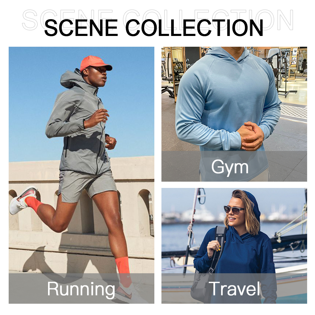 هودي رجالي مطبوع لمحبي الدراجات بأكمام طويلة وغطاء رأس - الصورة 5