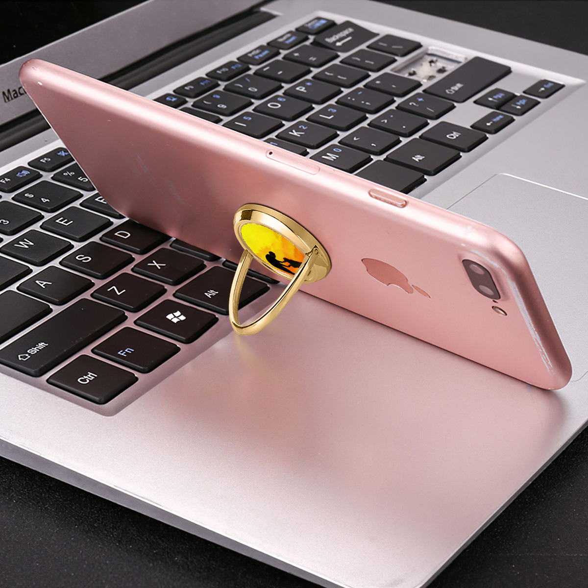 حامل دائري للهاتف الجوال من المعدن - الصورة 2