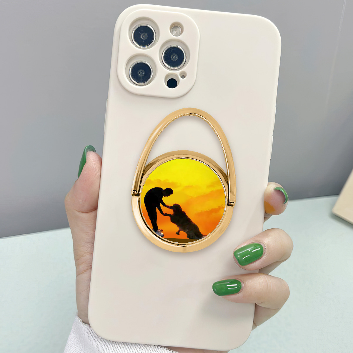 حامل دائري للهاتف الجوال من المعدن - الصورة 3