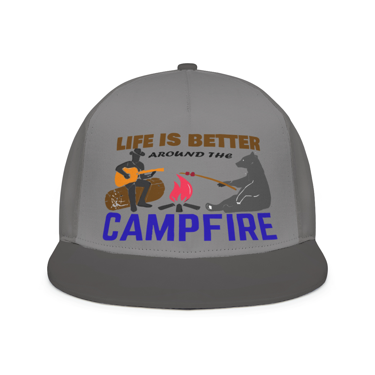 قبعة بحافة مسطحة كاملة العرض ، بوليستر - الصورة 2