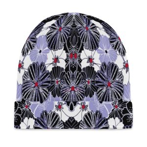 قبعة رأس نقشة زهرية | بوليستر