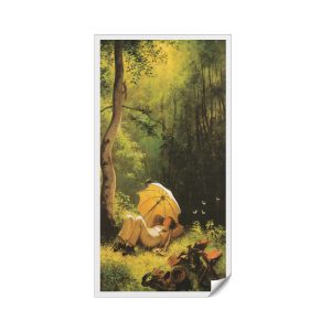 The Painter in a Forest Clearing by Carl Spitzweg