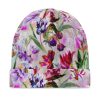 قبعة محبوكة (بنقشة زهور) | بوليستر