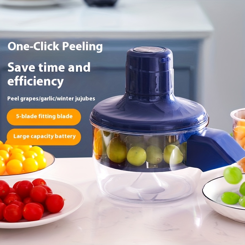 مقشرة فواكه وخضروات وثوم كهربائية، بطارية طويلة الأمد - الصورة 6